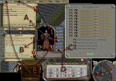 character dialog in ultima online